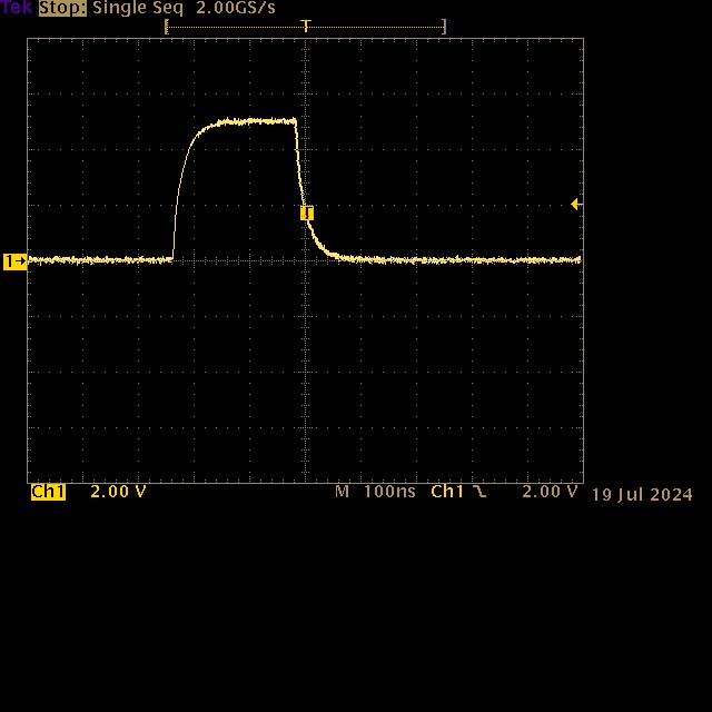 ~250nS '0' pulse